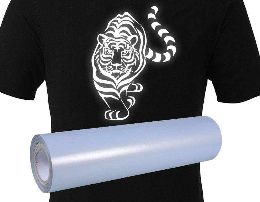 Reflective heat transfer vinyl